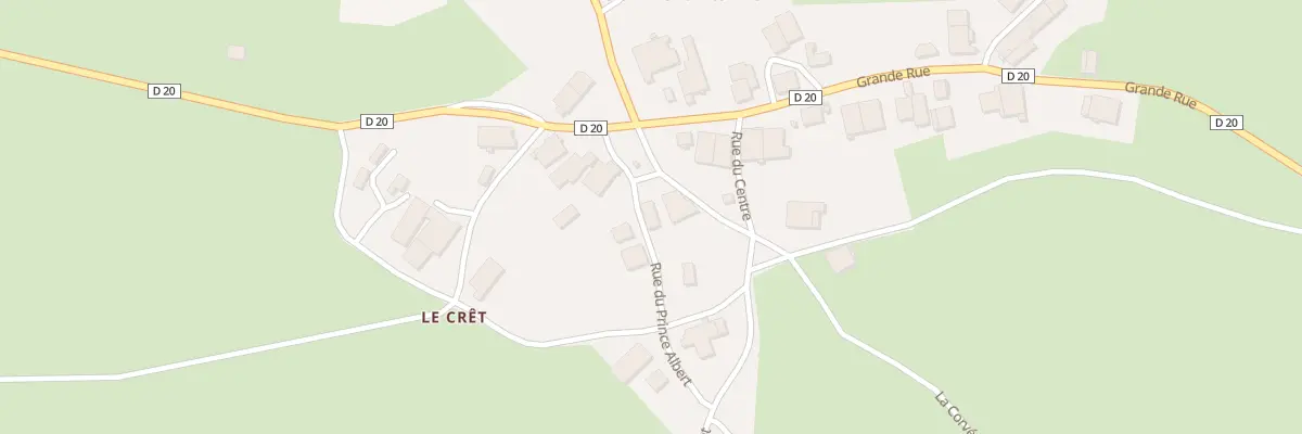Plan du 1 Rue du Prince Albert à Germéfontaine