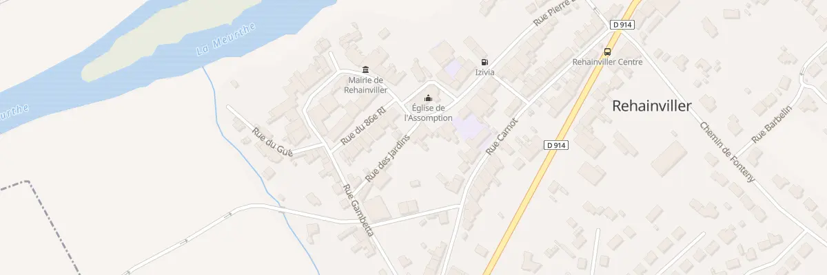 Plan du 2 Rue des Jardins à Rehainviller