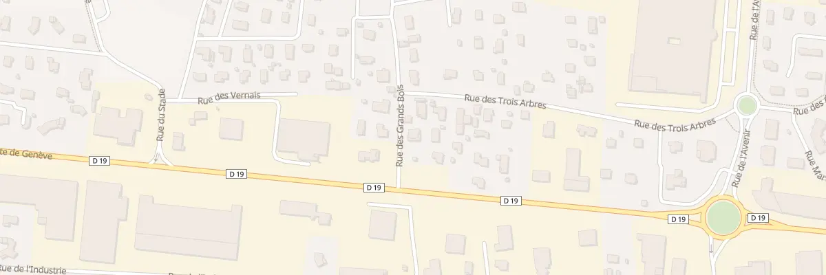 Plan du 74 Rue des Grands Bois à Vougy