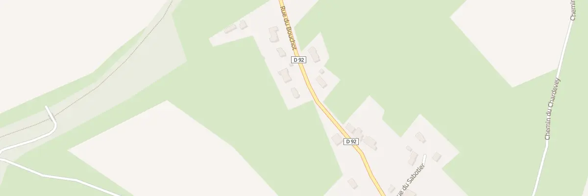 Plan du 25 Rue du Bouchot à Villafans