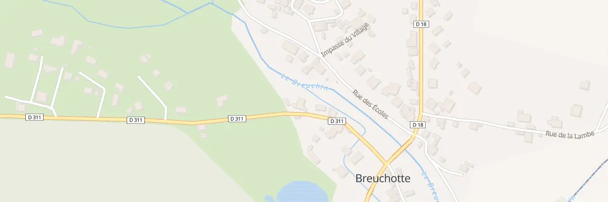 Plan du 10 Rue de Bouhay d’Amont à Breuchotte