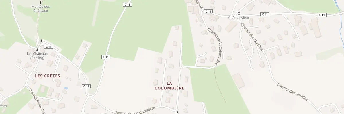 Plan du 284A Che de la Colombière à Allinges