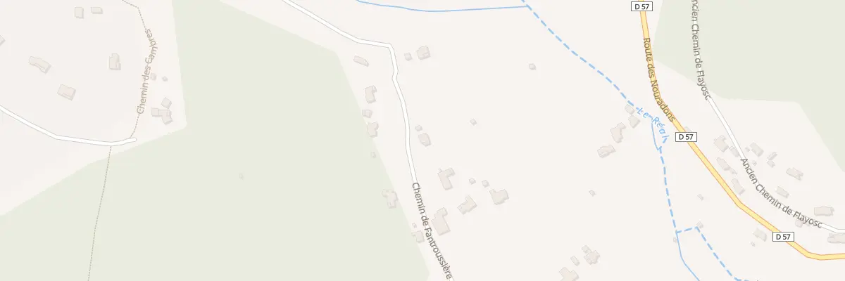 Plan du 660 Che de Fantroussiere aux Arcs