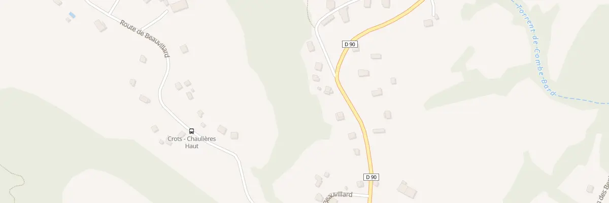Plan du 5496 Les Sagnes à Crots