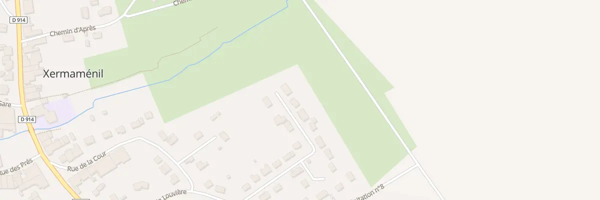 Plan du 4 Rue des Grands Jardins à Xermaménil