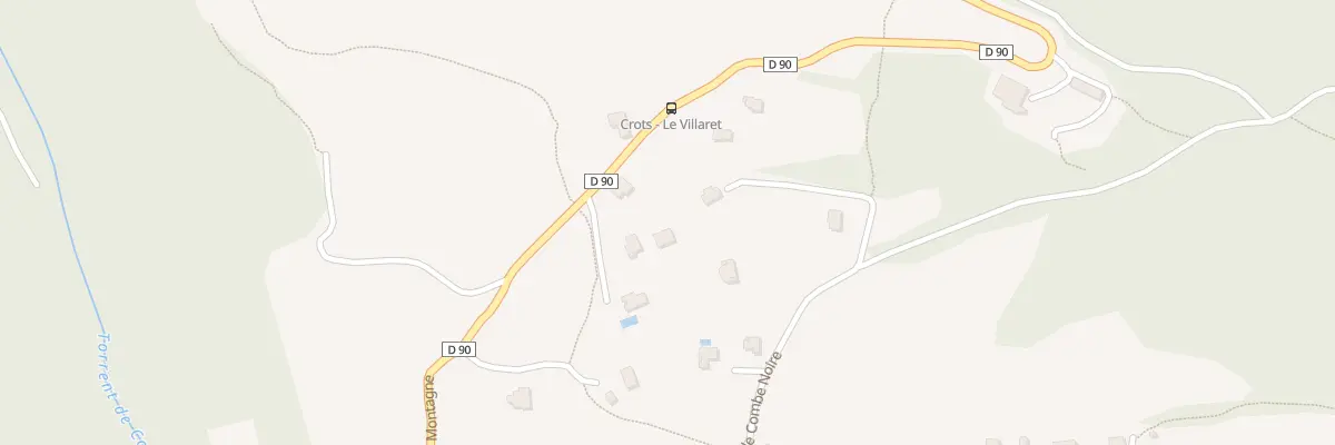 Plan du 2045 Rte de la Montagne à Crots