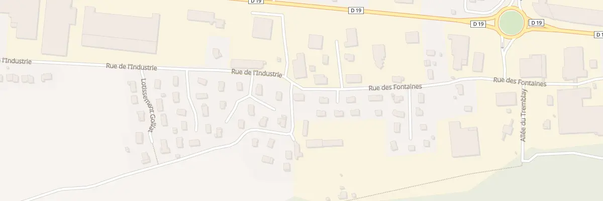 Plan du 20 Rue des Fontaines à Vougy