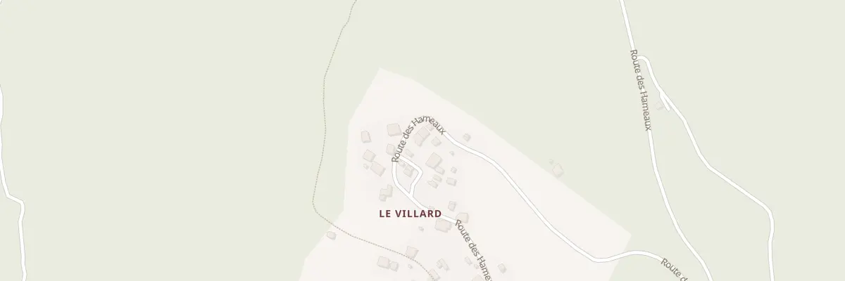 Plan du 5231 Le Villard à Cevins
