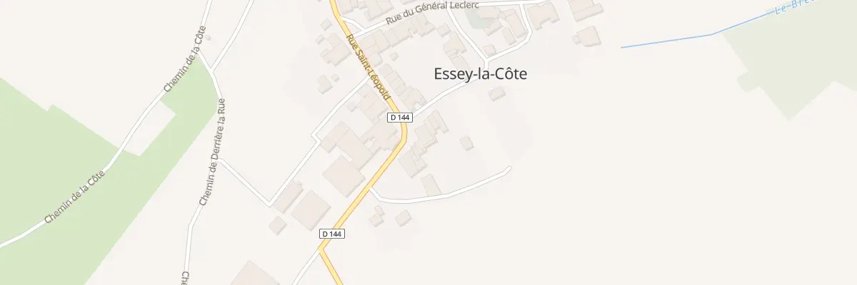Plan du 25 Rue Saint Léopold à Essey-la-Côte