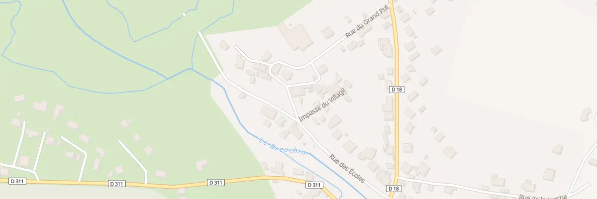 Plan du 22 Rue des Ecoles à Breuchotte