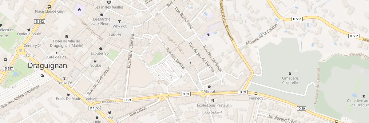 Plan du 44 Rue de Trans à Draguignan