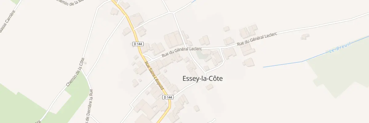 Plan du 3 Rue de la Fontaine à Essey-la-Côte