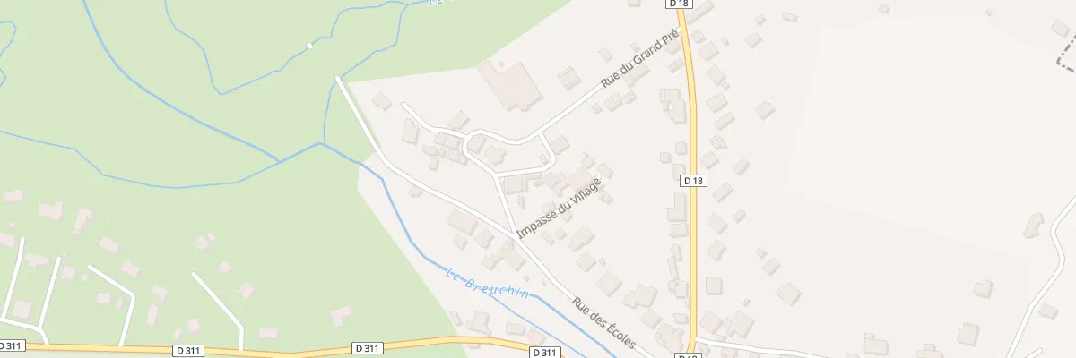 Plan du 15 Rue du Grand Pré à Breuchotte