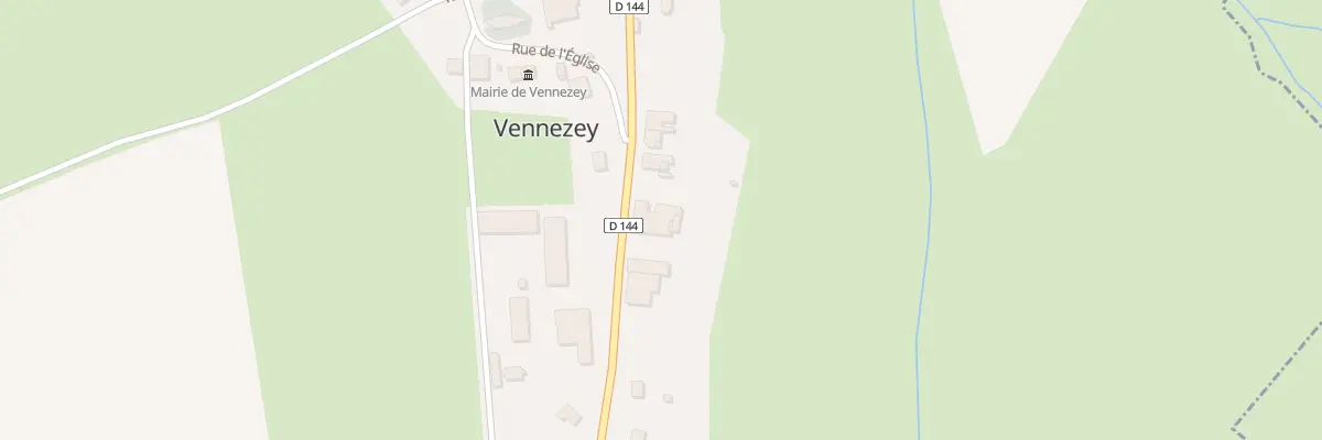 Plan du 21 Rue des Deux Fontaines à Vennezey