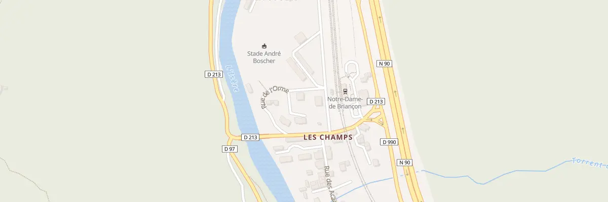 Plan du 148 Rue de l’Orme à La Léchère