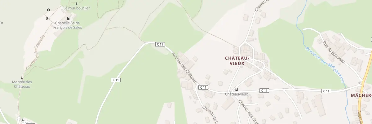 Plan du 502 Av des Châteaux à Allinges