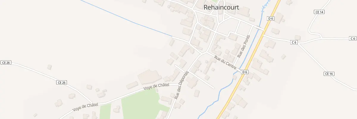 Plan du 154 Rue des Déportés à Rehaincourt