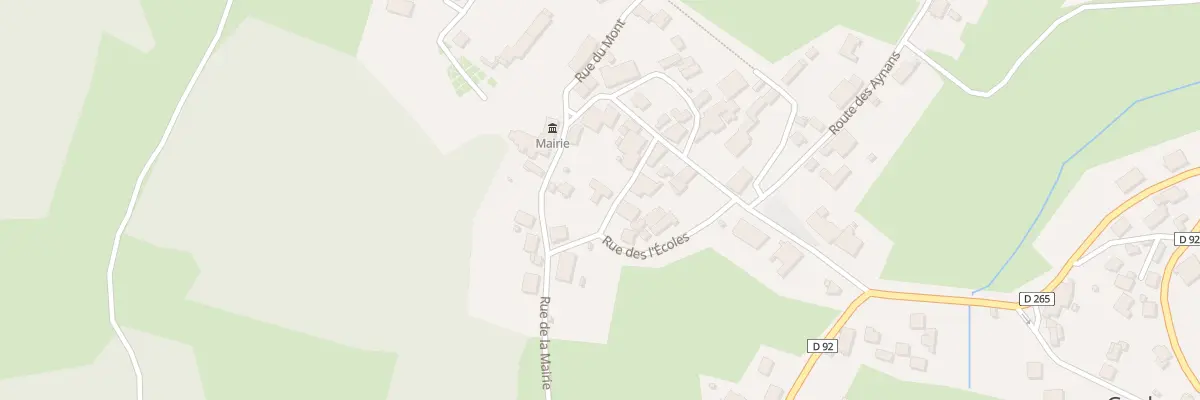 Plan du 5 Rue des Remparts à Gouhenans