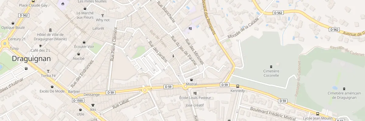 Plan du 65 Rue de Trans à Draguignan