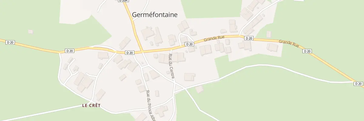 Plan du 19 Gr Grande Rue à Germéfontaine