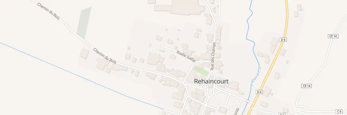 Plan du 123 Rle Gallat à Rehaincourt