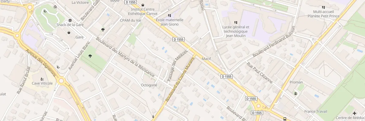Plan du 56 Av Carnot à Draguignan