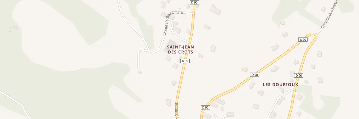 Plan du 5464 Saint Jean à Crots