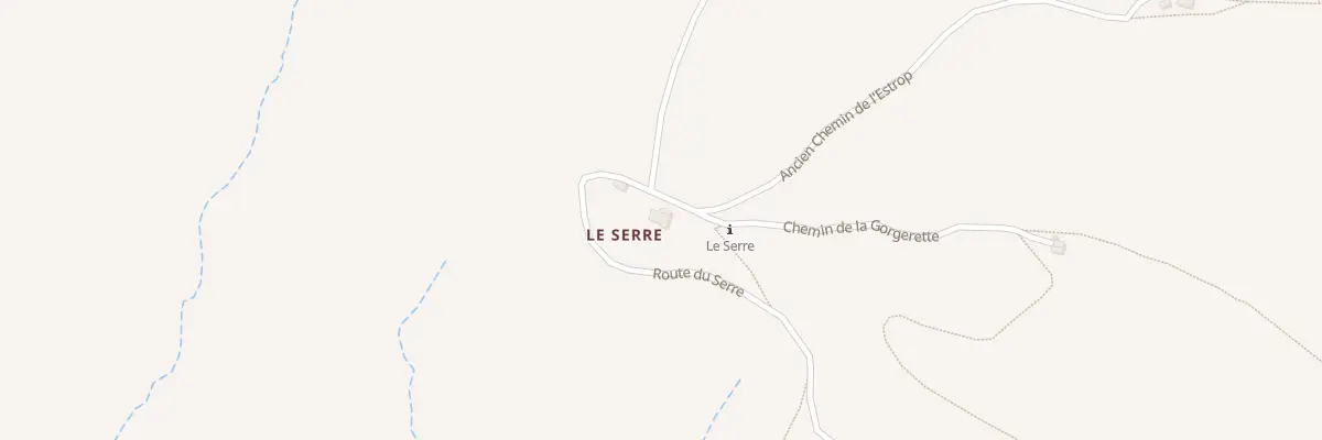 Plan du 5002 Le Serre à Prads-Haute-Bléone