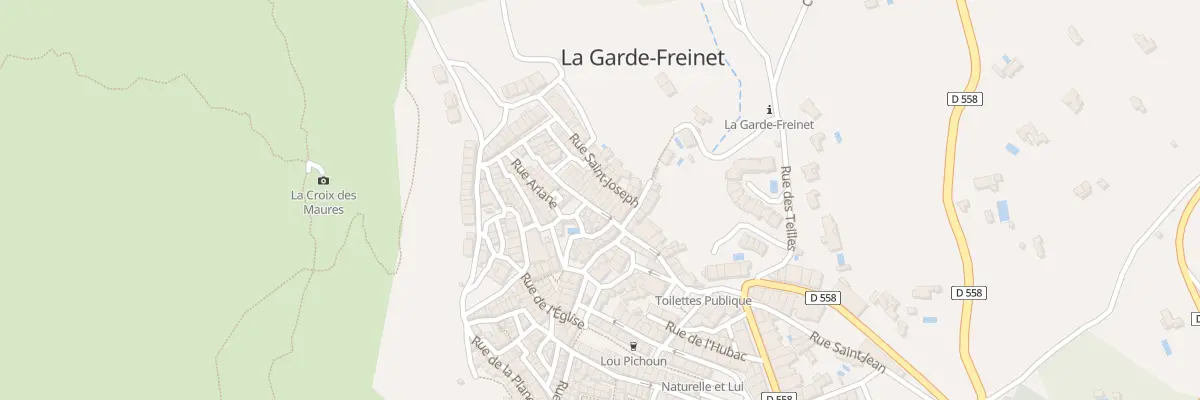 Plan du 10 Rue Droite à La Garde-Freinet