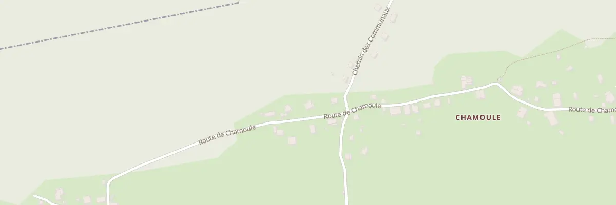 Plan du 2395 Rte de Chamoule à Mont-Saxonnex