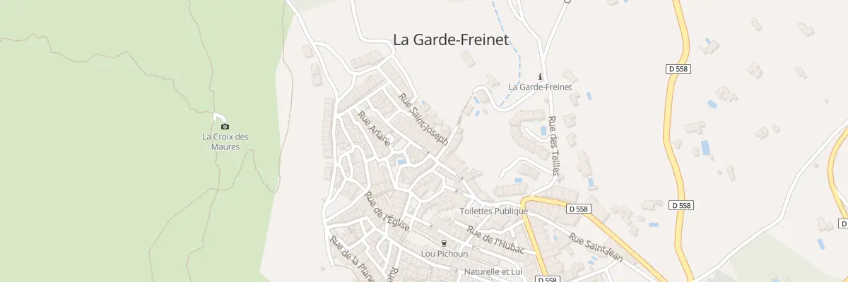 Plan du 8 Rue Droite à La Garde-Freinet