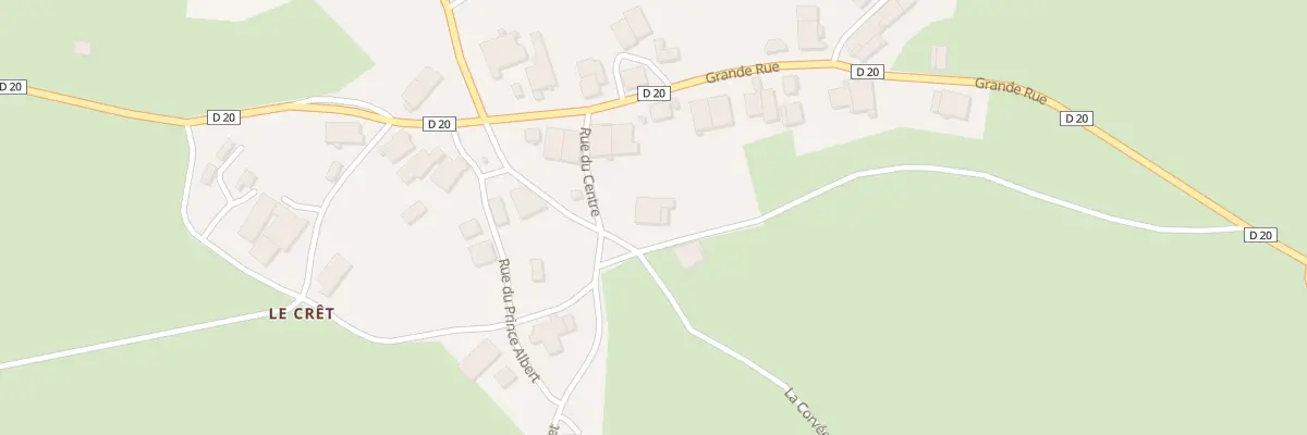 Plan du 1 Pl des Planchettes à Germéfontaine