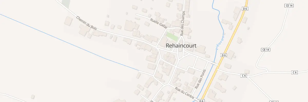 Plan du 59 Rue de l’Eglise à Rehaincourt
