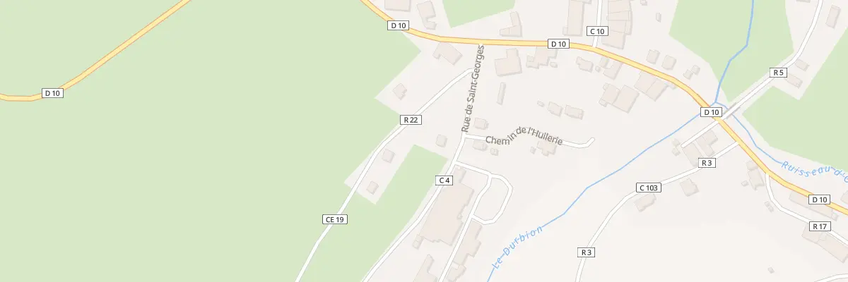 Plan du 4 Rue Saint-georges à Domèvre-sur-Durbion