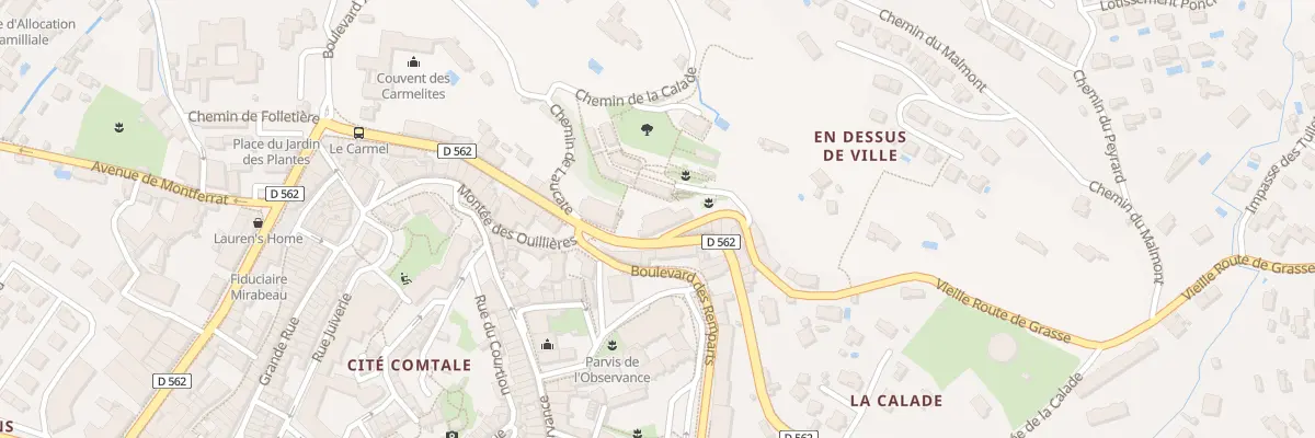 Plan du 1 Vieille Route de Grasse à Draguignan