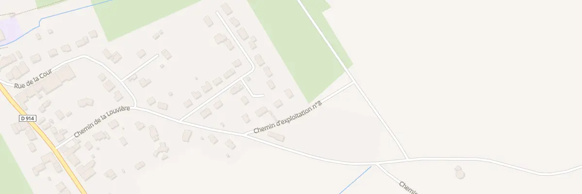 Plan du 23 La Louviere à Xermaménil
