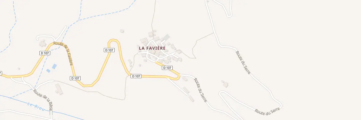 Plan du 5005 Hameau de la Favière à Prads-Haute-Bléone