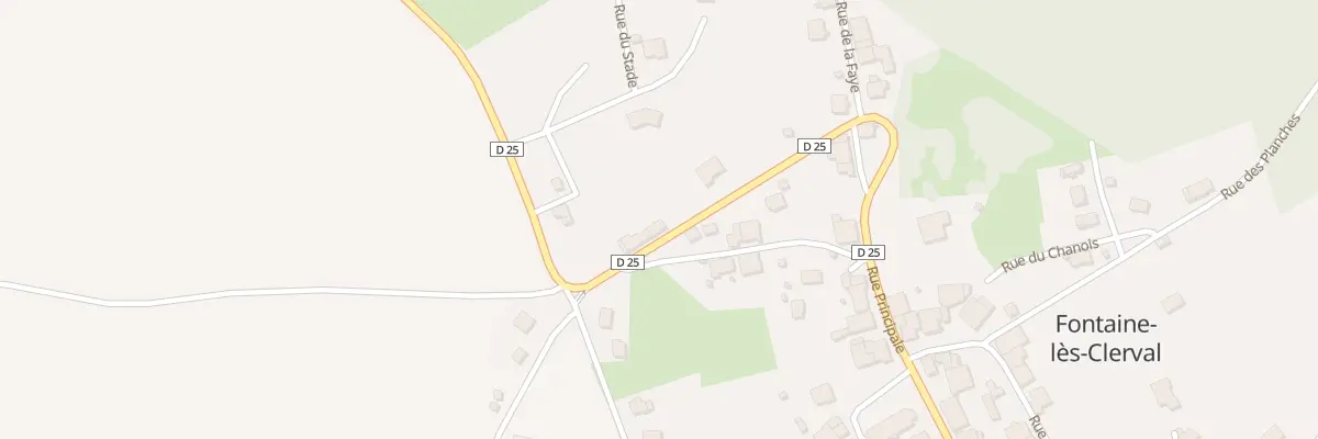 Plan du 30A Rue Principale à Fontaine-lès-Clerval