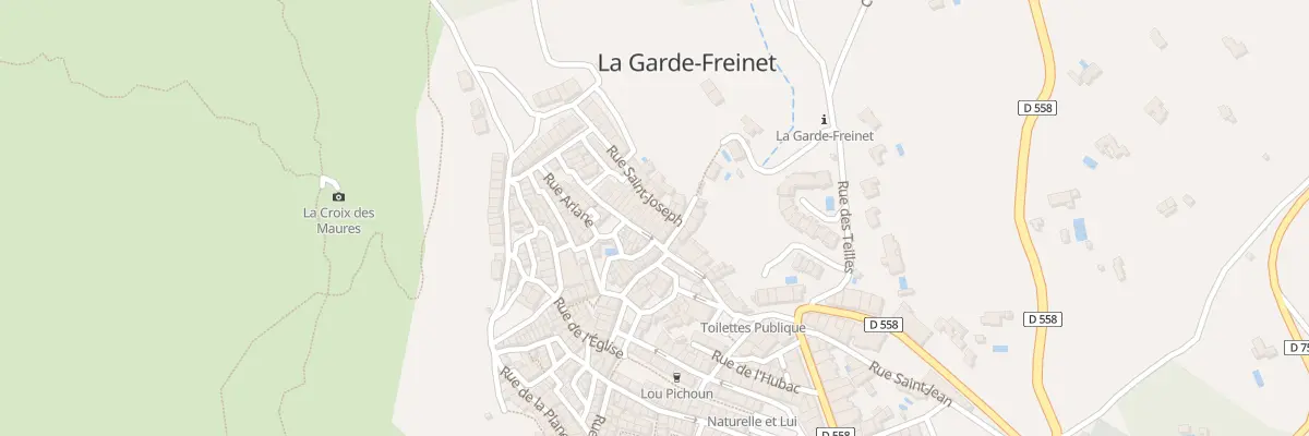Plan du 6 Rue Droite à La Garde-Freinet