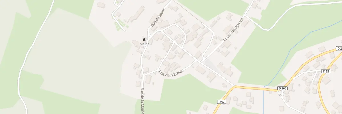 Plan du 5051 Le Village à Gouhenans