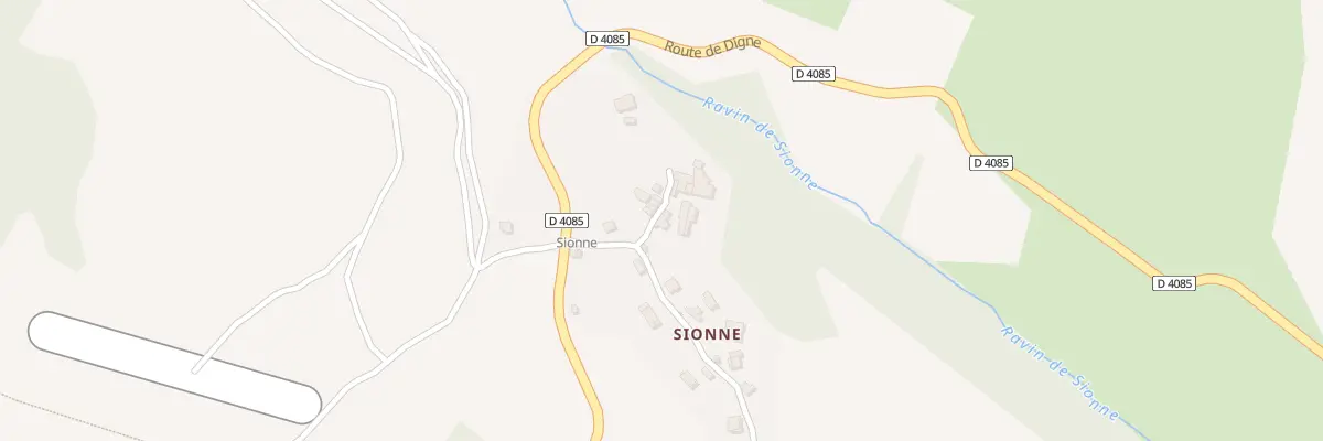 Plan du 5086 Sionne à Castellane