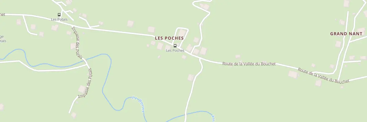 Plan du 3352 Rte de la Vallée du Bouchet au Grand-Bornand