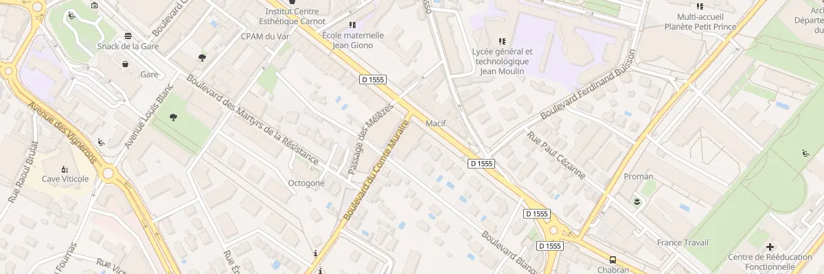 Plan du 58 Av Carnot à Draguignan