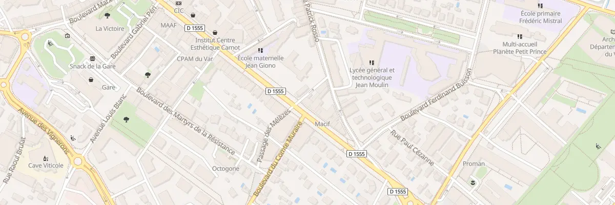 Plan du 33C Av Carnot à Draguignan
