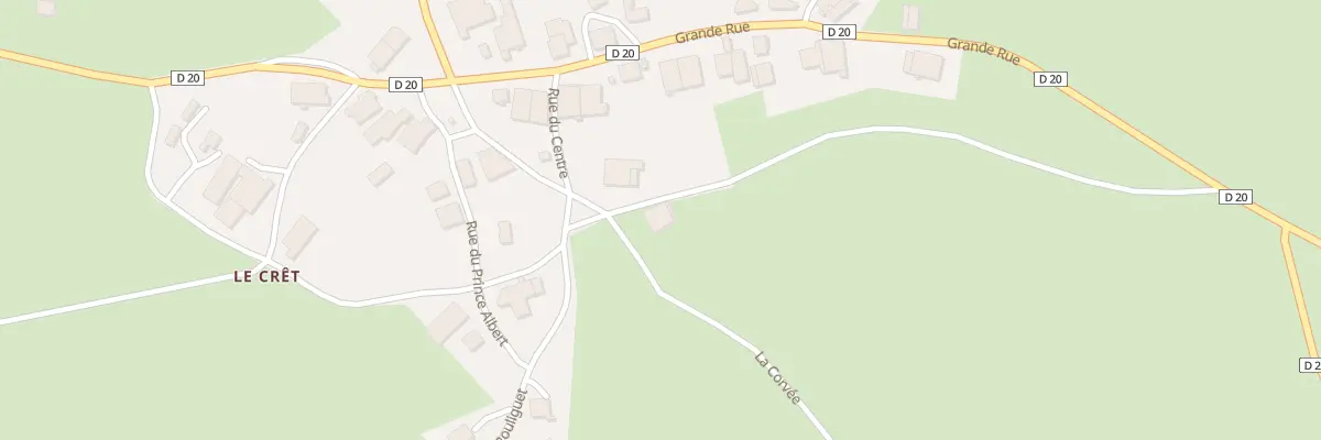 Plan du 6 Pl des Planchettes à Germéfontaine