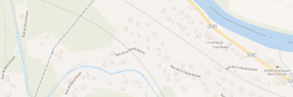 Plan du 420 Rue de la Haute Roche à Dinozé