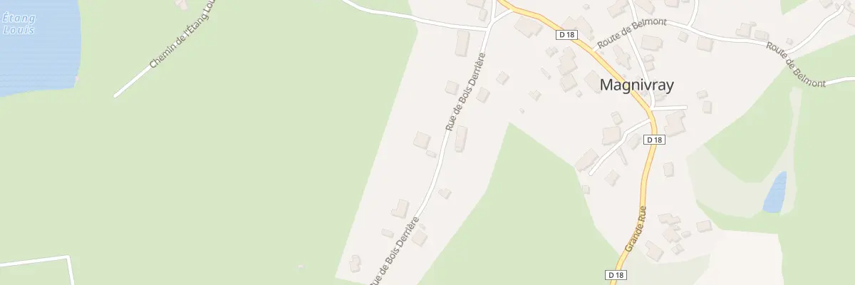 Plan du 6 Rue de Bois Derrière à Magnivray