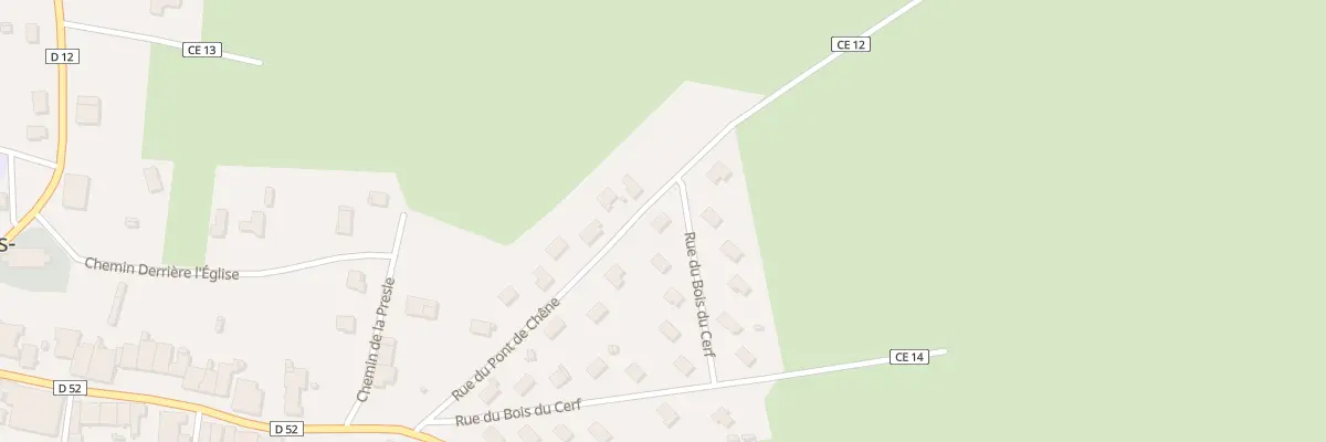 Plan du 7 Rue du Pont de Chene à Hadigny-les-Verrières