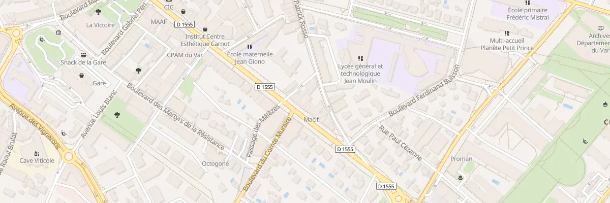 Plan du 35 Av Carnot à Draguignan