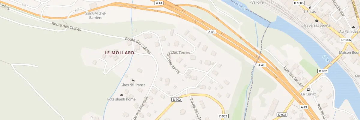 Plan du 188 Rte des Grandes Terres à Saint-Martin-d’Arc